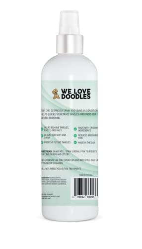 We Love Doodles Dog Detangler Spray - Leave-in Conditioner for Dogs - Dog Detangling Spray - Dematting Spray for Dogs - Tangle Remover - Made in The USA (Lavender) - Image 6