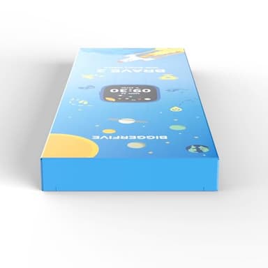 BIGGERFIVE Smart Watch for Kids No APP No Phone Needed, 1.8" Fitness Tracker Watch Pedometer, Heart Rate, Sleep Monitor, IP68 Waterproof, Step Counter, Puzzle Games for Girls Boys Teens 5-16, Blue - Image 11