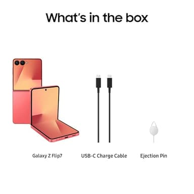 Samsung Galaxy Z Flip7 Cell Phone + Gift Card, 512GB AI Smartphone, Unlocked Android, Long Battery Life, 2025, US 1 Yr Manufacturer Warranty, Coral Red - Image 9