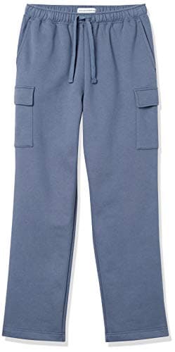 Amazon Essentials Men's Cargo Fleece Sweatpant with Open Hem, Indigo, Medium - Image 9