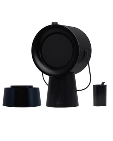 AirHood Essential Set | Portable Range Hood 2 with Battery Pack and Base Boost Included | Enhanced Airflow & LED Touch Pane - Midnight Black - Image 1