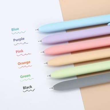 FIOVER Colored Pens, 12 Pack Colorful Gel Pens, Quick-Dry 0.7mm Medium Point for Journaling, Note Taking, Doodling, Aesthetic Office School Supplies, Gifts for Women Men - Image 2