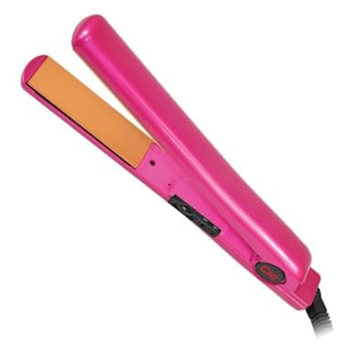 CHI Tourmaline Ceramic Series Flat Iron, Hair Straightener For Silky Smooth Hair, Ideal For Straightening Or Curling Hair, 1" Iron, Pure Pink - Image 1