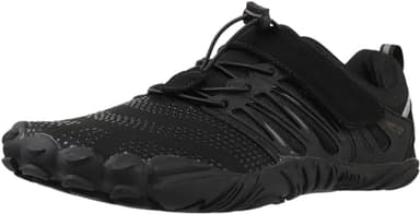 WHITIN Men's Minimalist Barefoot Trail Running Shoes Wide Width Toe BoxSize 9 Gym Workout Fitness Low Zero Drop Lightweight Minimus Comfort Black 42 - Image 1
