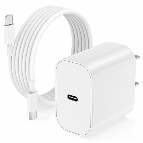 iPhone 17 16 15 Charger/10ft Type C to C Charging Cable Cord Long, USB C Fast Charging Block Plug for Apple iPhone 17 Pro Max/17 Air/16 Pro/15 Plus/AirPods/iPad/mini Plug Cube Birck Box Power Adapter - Image 1