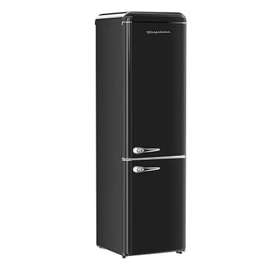 Frigidaire RETRO 9.2 Cubic Foot Fridge with Bottom Mount Freezer, 9.2 cu. ft, BLACK - Image 1