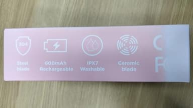 Bikini Trimmer for Women - 2 in 1 Electric Lady Pubic Hair Private Area Legs Arms Removal Personal Elecrtric Razor Shaver Rechargeable with Snap-in Ceramic Blades, Wet and Dry Use,Pink - Image 10