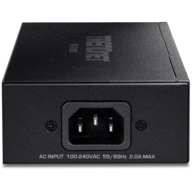 TRENDnet 10G PoE++ Injector, Supplies PoE (15.4W), PoE+ (30W), or PoE++ (90W), Converts a Non-PoE Port to A PoE ++ 10G Port, Metal Housing, Black, TPE-319GI - Image 6