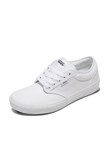 Vans Men's Atwood Shoe | Low-Top Fashion Sneakers for Work, Walking & Casual Everyday Wear, White/White, 11