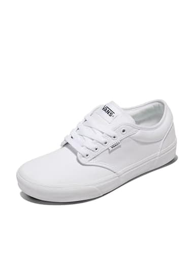 Vans Men's Atwood Shoe | Low-Top Fashion Sneakers for Work, Walking & Casual Everyday Wear, White/White, 11