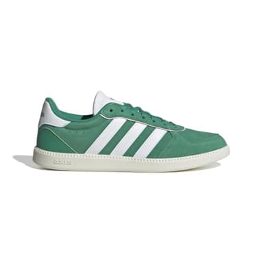 adidas Women's Breaknet Sleek Sneaker, Court Green/White/Clear Pink, 8.5 - Image 4