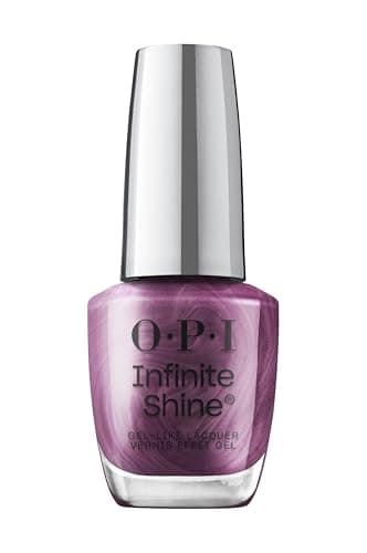 OPI Infinite Shine My Berry Janes | Semi-Sheer Dark Cool Purple Silver Shimmer Long Wear Gel Like Nail Polish | What's Your Mani-tude | Fall 2025 - Image 1