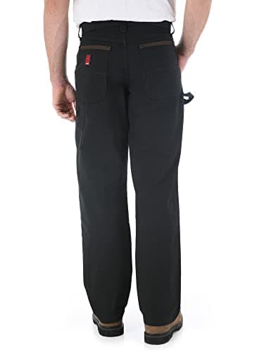 Wrangler Riggs Workwear Mens Ripstop Carpenter Jeans, Black, 35W x 30L US - Image 3