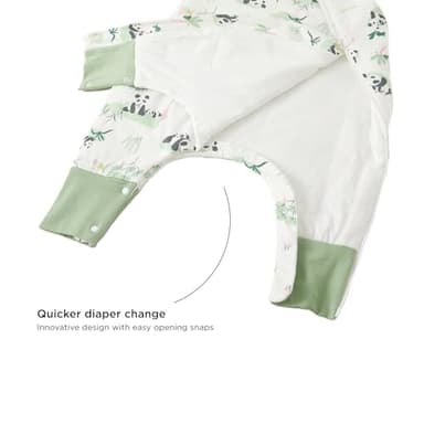 Duomiaomiao 2 Pack 0.5 TOG Toddler Sleep Sack 12-24 Months 100% Cotton Lightweight Baby Sleep Sack with Feet, Breathable Comfy Toddler Wearable Blanket - Image 4