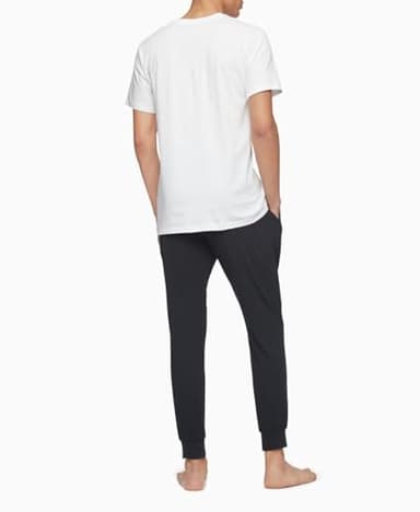 Calvin Klein Men's Cotton Classics 3-Pack Undershirts, 3 White - Vneck, S - Image 4