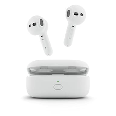 Amazon Echo Buds (newest model), True Wireless Bluetooth 5.2 Earbuds with Alexa, audio personalization, multipoint, 20H battery with charging case, fast charging, sweat resistant, Glacier White - Image 1