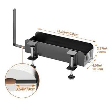 Josmimic Upgraded Griddle Caddy for 28"/36" Blackstone/Weber Griddle, BBQ Grill Storage Organizer, Space Saving Griddle Accessories with Double-Sided Magnetic Strip & Paper Towel Holder & J-Hooks - Image 3