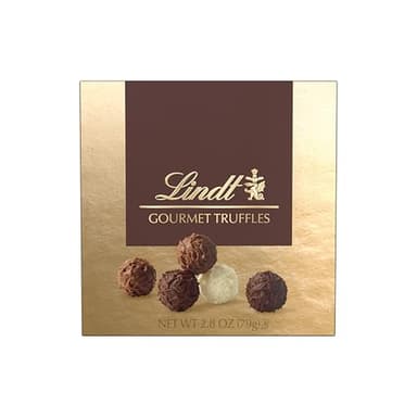 Lindt Gourmet Truffles Chocolate Candy Truffles Gift Box, Assorted Chocolate Truffles, 2.8 oz. - Image 11