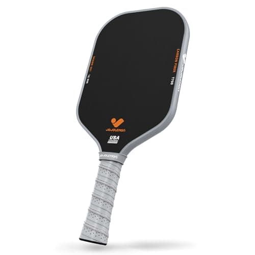 JOJOLEMON Pickleball Paddles, Raw Carbon Fiber Rackets with 16mm Polymer Honeycomb Core, Hybrid Racquet Designed for Ultimate Spin & Consistency - USAPA Approved - Image 1