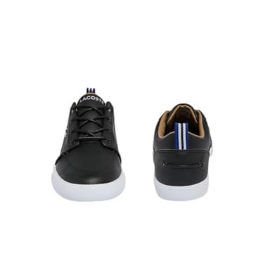 Lacoste Men's Bayliss Sneaker, Black/White, 9 - Image 2
