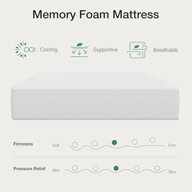 Novilla Twin Mattress, 6 Inch Twin Bed Mattress for Kids, Gel Memory Foam Mattresses for Cooling Night Sleep & Pressure Relief, CertiPUR-US Certified - Image 8