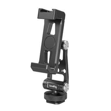 SMALLRIG Universal Metal Phone Support with Cold Shoe Mount, Smartphone Holder Adapter Support Free Adjustment Joints, Phone Tripod Mount for iPhone 17 16 15 14, for Samsung Galaxy etc. - 4382 - Image 1