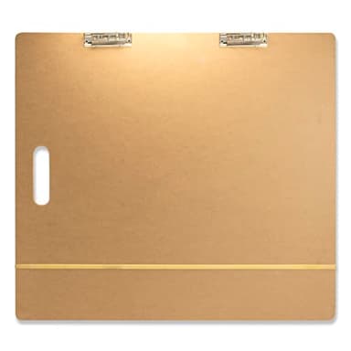 Officemate 23" x 26" Artist Sketch Board with Handle for Drafting Art - Portable Wooden Clipboard for Class, Studio or Field Use (83099) - Image 1
