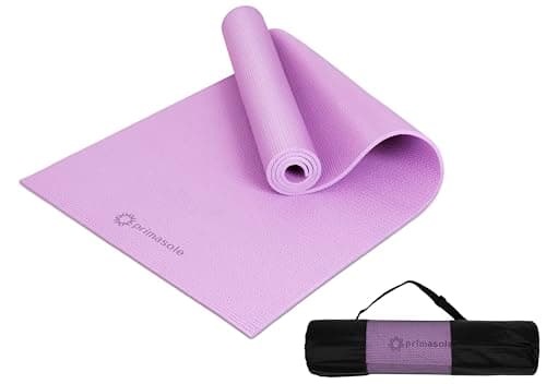 Primasole Yoga Mat with Carry Strap for Yoga Pilates Fitness and Floor Workout at Home and Gym 1/3 thick (Quartz Purple Color) PSS91NH010A - Image 1