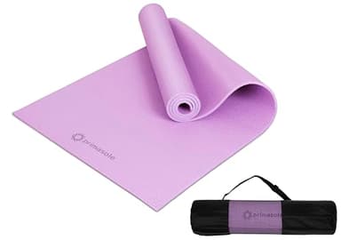 Primasole Yoga Mat with Carry Strap for Yoga Pilates Fitness and Floor Workout at Home and Gym 1/3 thick (Quartz Purple Color) PSS91NH010A - Image 1