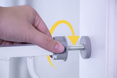 Regalo 38.5-Inch Extra Wide Baby Gate – Pressure Mount Baby and Pet Safety Gate for Bottom of Stairs & Doorways – Tested and Trusted, American Designed, American Owned - Image 3