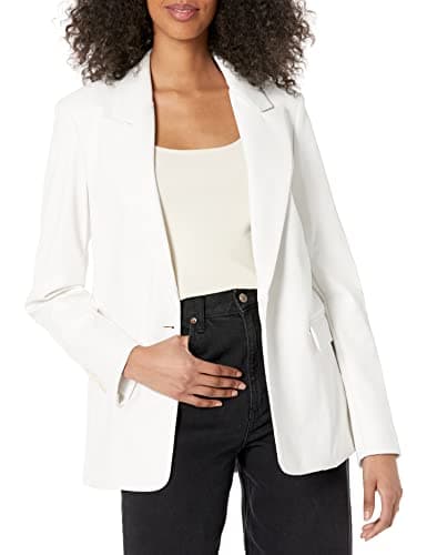 The Drop Women's Anouk Blazer, Ivory, XS - Image 1