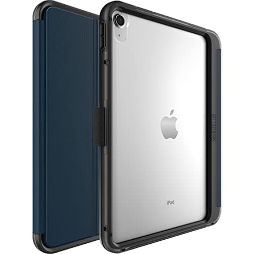 OtterBox Symmetry Folio Series case for iPad (A16) & iPad 10th Gen - Coastal Evening (Clear/Black/Blue), Ultra-Sleek Design, Multiple Viewing Positions, Magnetic Sleep/Wake Cover - Image 1