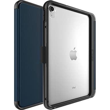 OtterBox Symmetry Folio Series case for iPad (A16) & iPad 10th Gen - Coastal Evening (Clear/Black/Blue), Ultra-Sleek Design, Multiple Viewing Positions, Magnetic Sleep/Wake Cover - Image 1