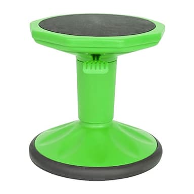 Flash Furniture Carter Adjustable Height Active Learning Stool for Classrooms, Backless Wobble Stool with 360-Degree Swivel, 14" - 18" H, Green - Image 6