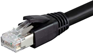 Nippon Labs Cat8 RJ45 10FT Ethernet Patch Internet Network LAN Cable, Indoor/Outdoor, 24AWG – Latest 40Gbps 2000Mhz, Weatherproof S/FTP for Router, PS4, PS5, Xbox, PoE, Switch, Modem (Black) - Image 2