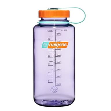 Nalgene Leak Proof Tritan BPA-Free Water Bottle - 32 oz Wide Mouth - Made in the USA for Outdoor Use & Daily Hydration (Amethyst) - Image 1