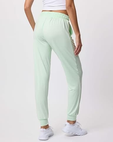 Real Essentials 3 Pack: Women's Ultra-Soft Lounge Joggers Sweatpants Athletic Yoga Pants with Pockets (Available in Plus), Set 12, 1X, Pack of 3 - Image 3