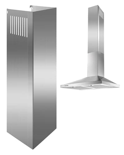 31.5" x 8" x 6.7" Range Hood Chimney Extension Fit for SNDOAS GD24 GD17, 31.5" Stainless Steel Range Hood Extension Duct Cover (Upper Piece) - Image 1