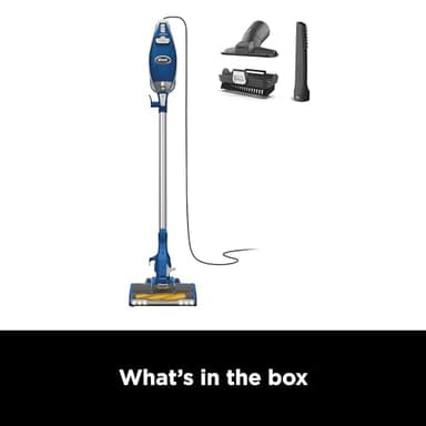 Shark HV343AMZ Rocket Corded Stick Vacuum with Self-Cleaning Brushroll, Lightweight & Maneuverable, Perfect for Pet Hair Pickup, Converts to a Hand Vacuum, Crevice Upholstery Tools, Blue/Silver - Image 8