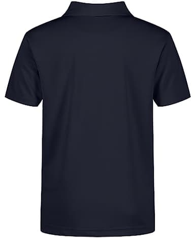 IZOD Big Boys School Uniform Performance Short Sleeve Solid Polo, Navy, 14-16 - Image 2