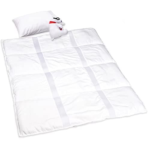ZPECC Toddler Down Alternative Comforter, 39x47 Hypoallergenic Baby Blanket Quilt, Soft Breathable Lightweight All Season Kids Duvet Insert for Crib Stroller Cot Daycare, White - Image 1