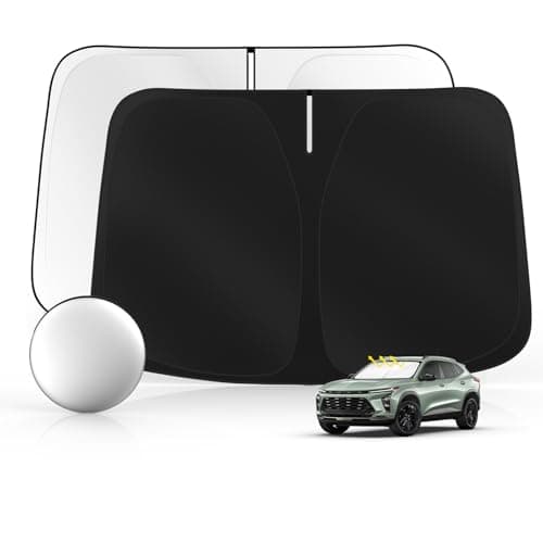 Sulagi Windshield Sun Shade for Ch-evro-let/Chevy Trax (LS/1RS/LT/2RS/ACTIV) 2024 2025 2026 Foldable Sunshade Custom Fit Front Window Car Interior Accessories Protector Blocks UV Rays - Image 1