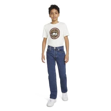 Levi's Boys' 501 Original Denim Jeans, Dark Stone Wash - Image 3