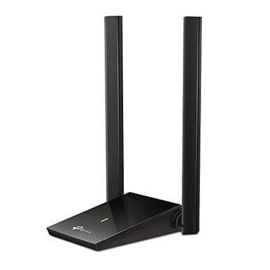 TP-Link USB WiFi Adapter, AC1300Mbps Dual Band 5dBi High Gain Antenna 2.4GHz/ 5GHz Wireless Network Adapter for Desktop PC (Archer T4U Plus)- Supports Windows 11/10, Mac OS 10.9-10.14 - Image 1