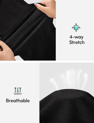 IUGA Jeggings for Women Tummy Control Pull on Stretchy Jeans High Waisted Skinny Jean Leggings with Pockets Trendy Casual Black - Image 3
