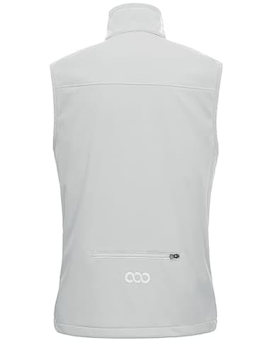 33,000ft Men's Windproof Lightweight Golf Vest Outerwear with Pockets, Softshell Sleeveless Jacket for Running Hiking Sports - Image 3
