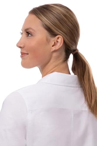 Chef Works Women's Modern Oxford Classic Shirt, White, 3X-Large - Image 4