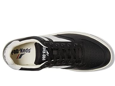 PRO-Keds Men's Skyhawk Lo Lace Up Fashion Sneaker, Black Leather, 7.5 - Image 2