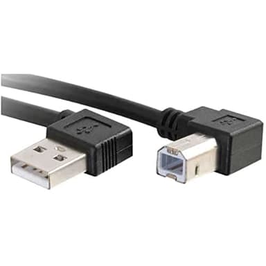 Cables To Go 1M USB 2.0 Right Angled A to B M/M - Image 1