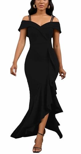 2025 Wedding Guest Dresses for Women Black Gowns Formal Evening Gala Mermaid Elegant Dresss - Image 1